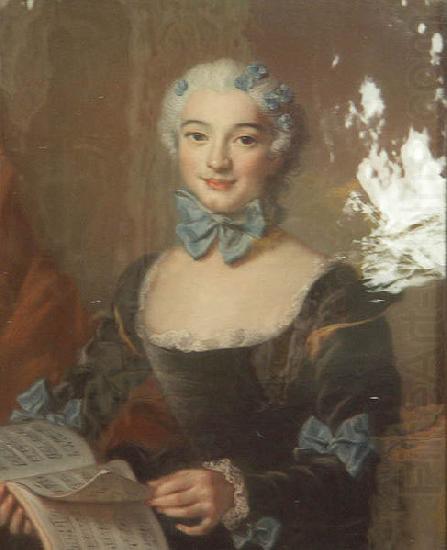 unknow artist Portrait of Mme Thiroux d'Arconville Darlus 1735 china oil painting image